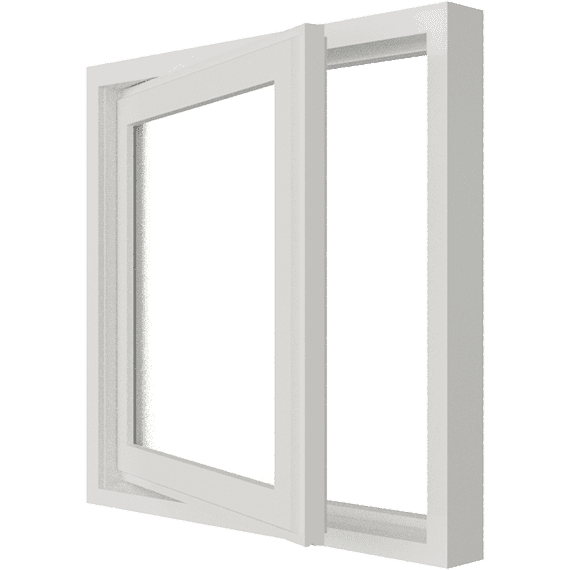 Draairaam | 1 vak | hout